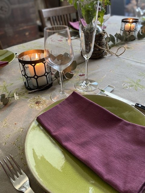 「ナプキンを使いなさい」