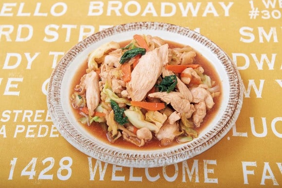 鶏胸肉と野菜炒めミックスでササッとがっつりみそ炒め