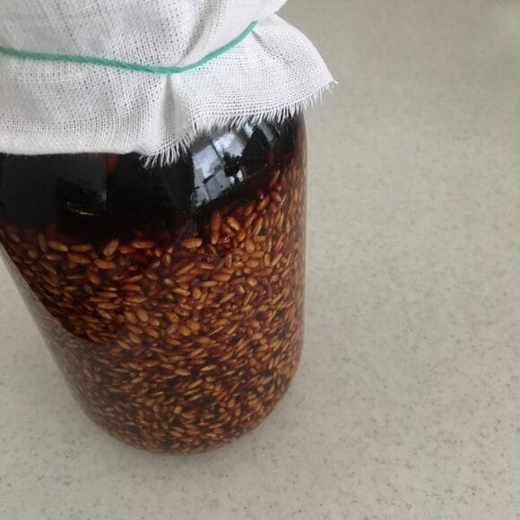 ガーゼなどをかぶせてしばらく置く