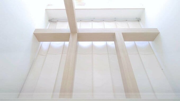 吹き抜け2階から見たところ