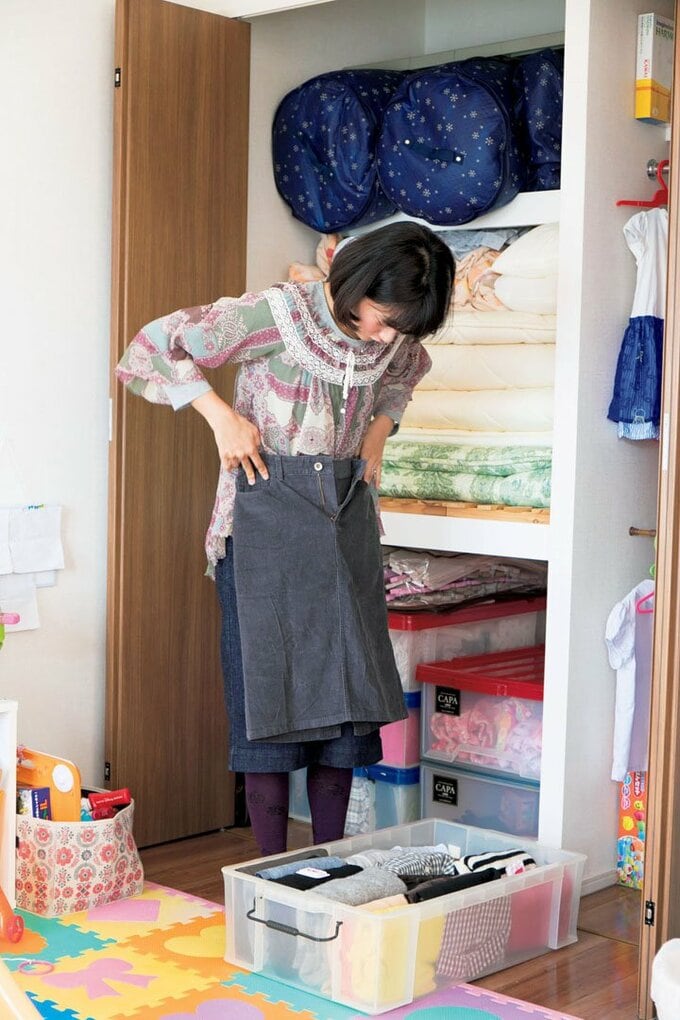 クローゼットのゆる捨て