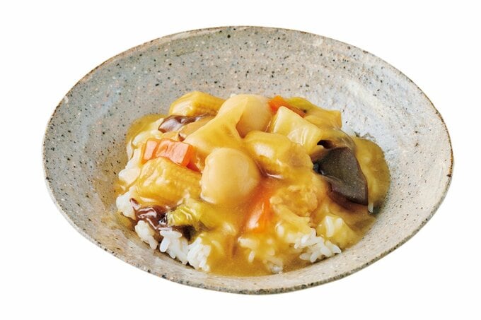 無印良品のごはんにかける八宝菜