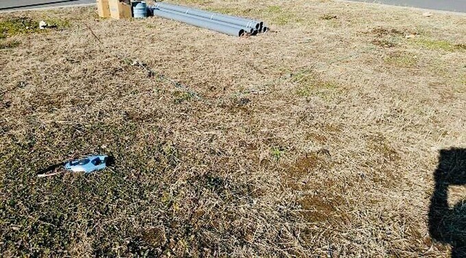 わが家の更地の画像