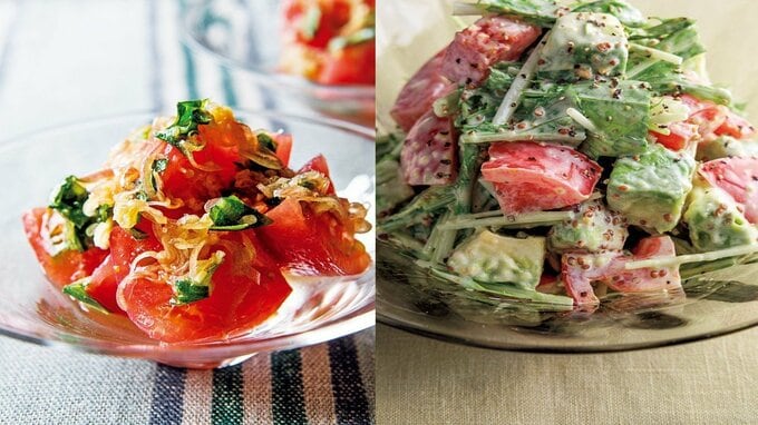 夏のトマトを使った簡単副菜をご紹介