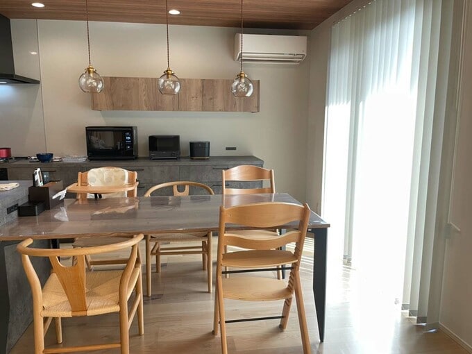 子ども用イスの配置を変更