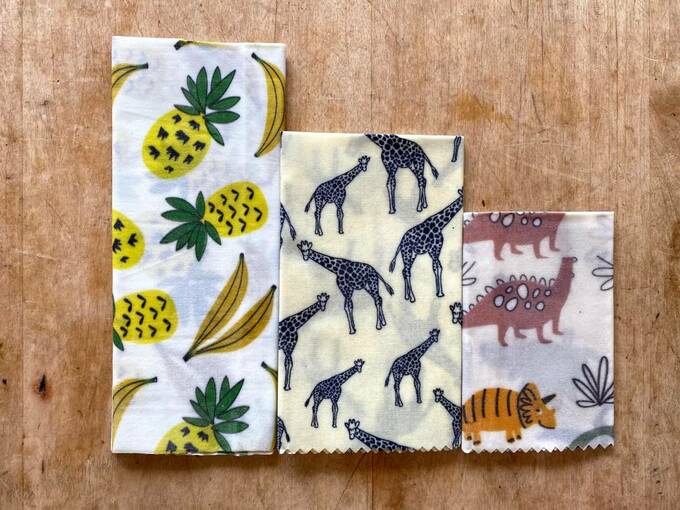 柄つきラップ3つ