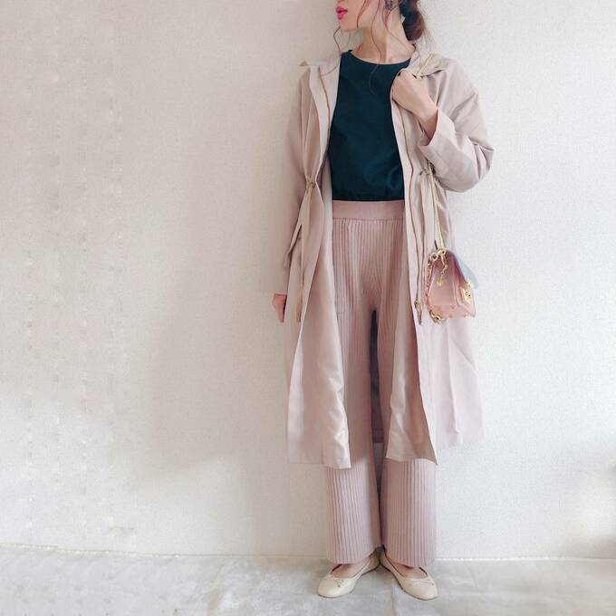 トレンド感のあるコーデに