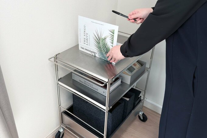 文房具はこの中にざっくり入れるだけ