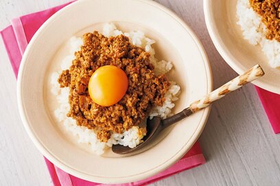 晩夏に味わうスパイスキーマカレー。ルウ不要で簡単なのに本格味！