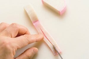 かまぼこのウサギ切り