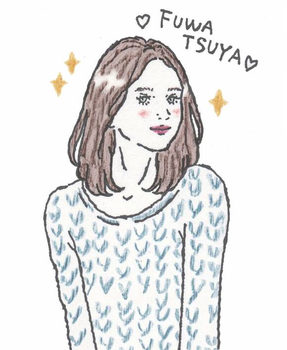 イラスト髪セット完成女性