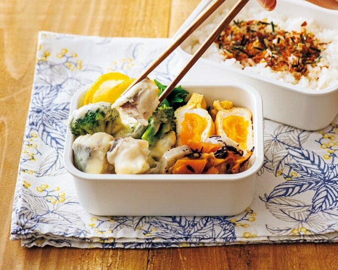 ブロッコリーと卵のお弁当