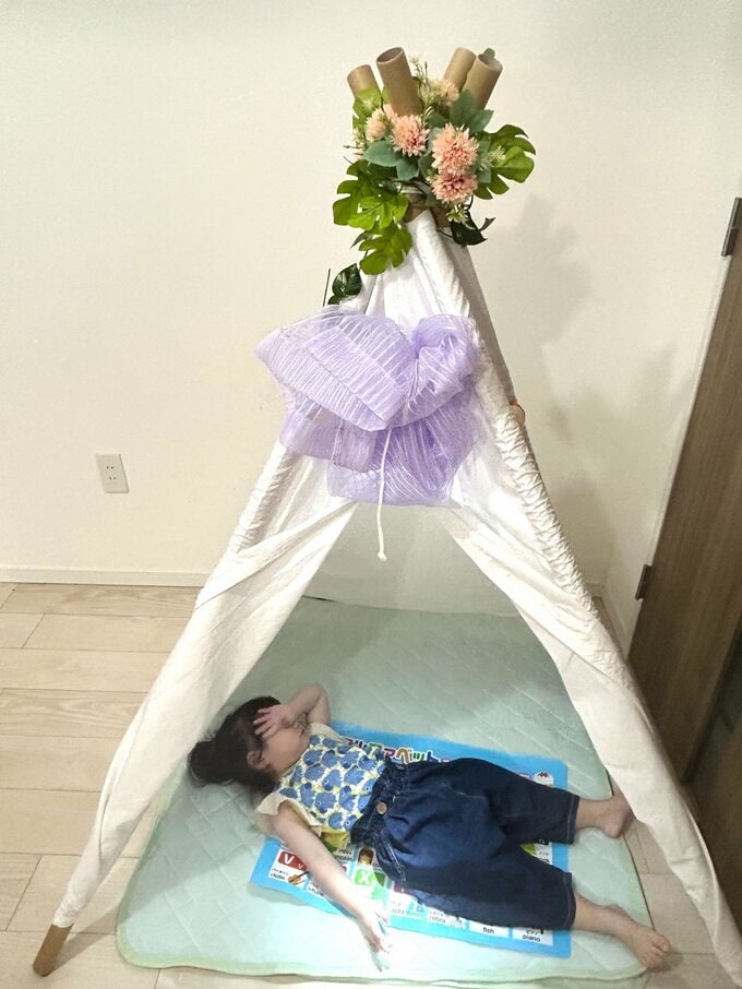 手づくりテント