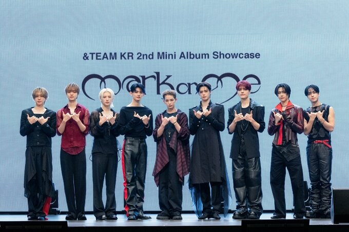 「&TEAM」集合写真