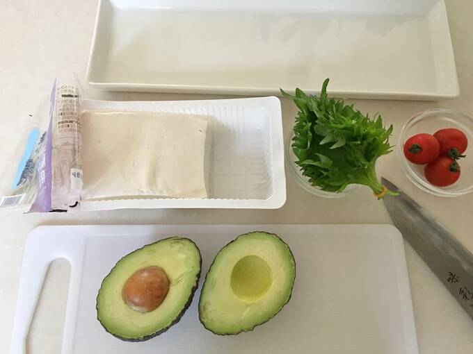 塗布やアボカド