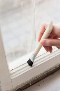 かなや刷子の新A型 小 （手ぼうき）と文字ブラシ