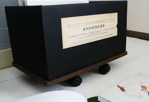 完成した収納ボックス