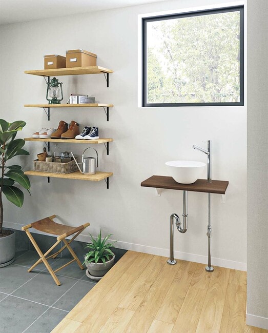 組み合わせ自在の手洗器