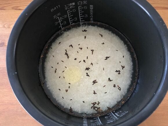 炊き上がれば完成