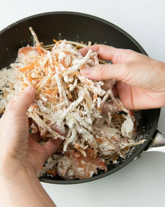 揚げないかき揚げ