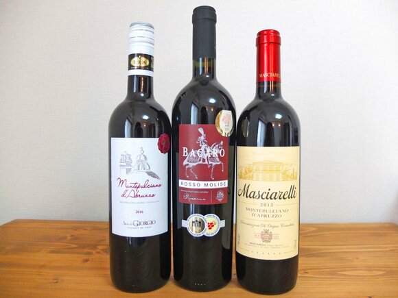 イタリアワインを3本