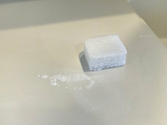 洗面台に出してあります