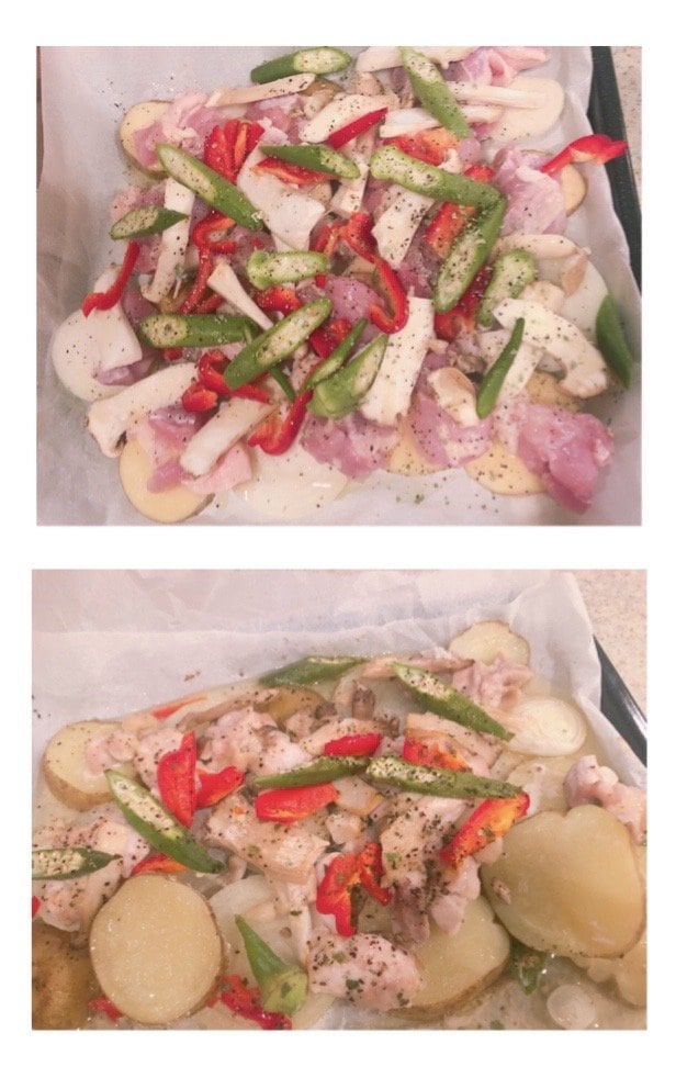 鶏肉オーブン焼き