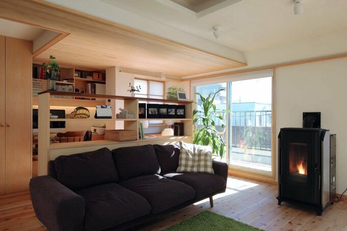 ワークスペース・スタディコーナーとリビングの関係