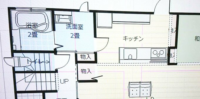 水回りの配置図