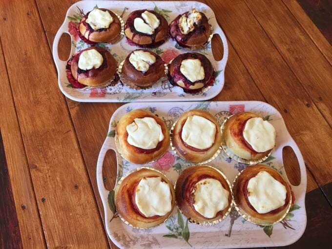 ブルーベリージャム・クリームチーズ