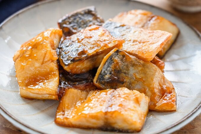 サバの甘辛照り焼き 完成カット