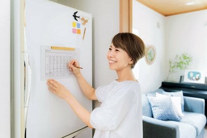 最低限の家事で暮らしが回る「家事予定リスト」。朝チェックするだけで1日がラクに