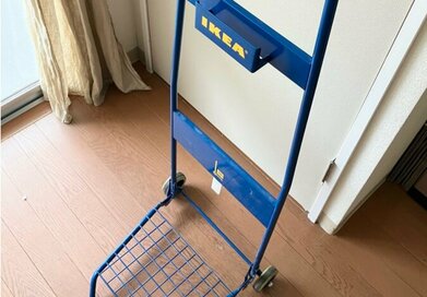 50代・団地ひとり暮らし「10年以上使い続ける愛用品」3つ。イケアのカートで日々の暮らしがラクに