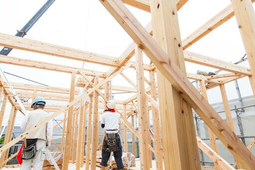 工務店の工事現場