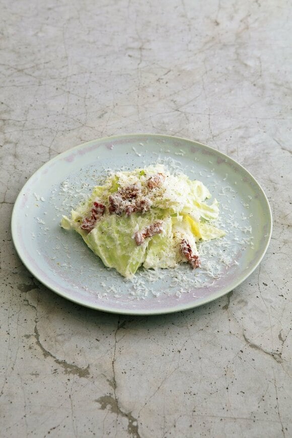 春キャベツのシーザーサラダ