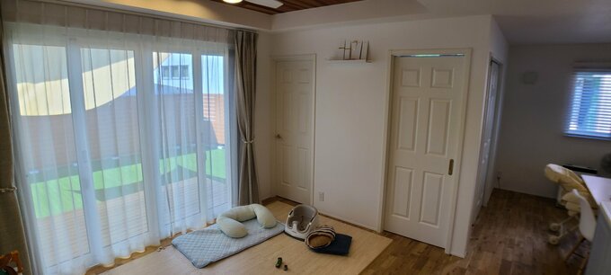 LDKのキッズスペースと書斎