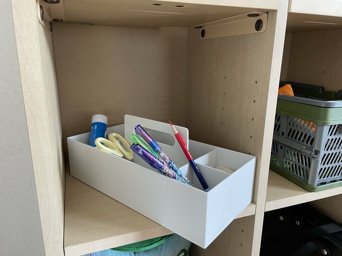 収納に使用した無印良品のキャリーボックス