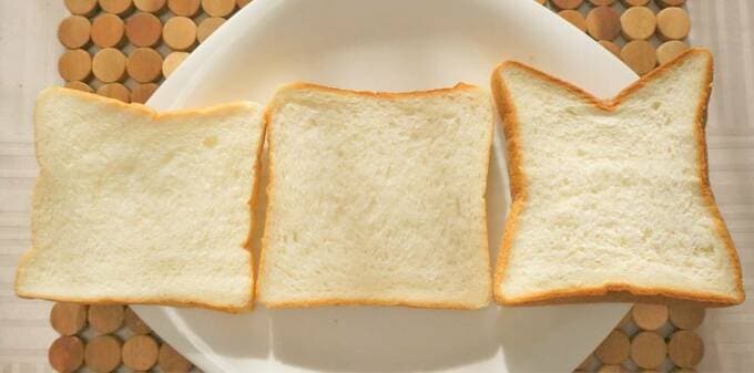 真ん中をカットして大きさを比較