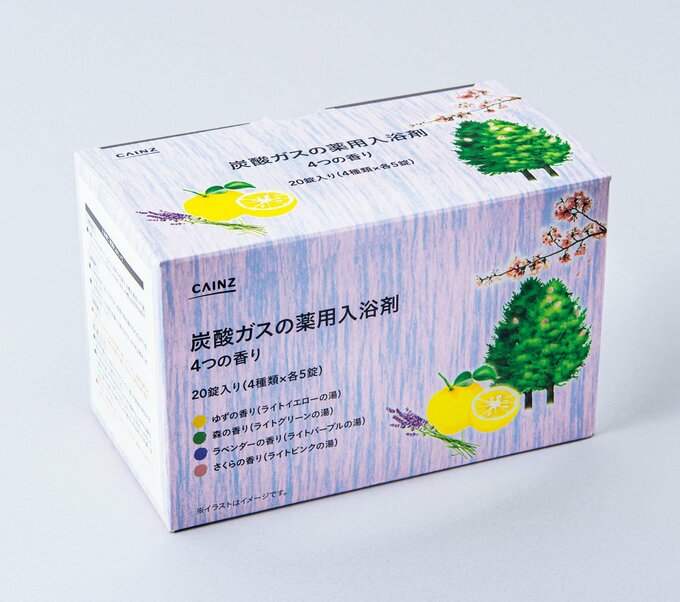 炭酸ガスの薬用入浴剤