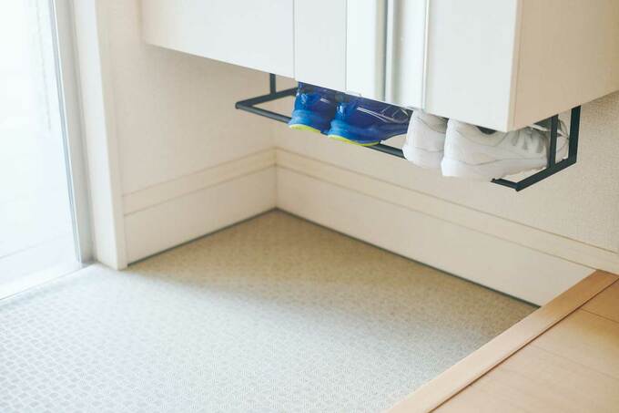 下駄箱下収納