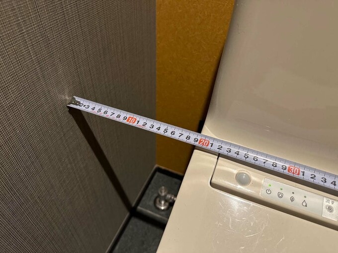 便器と壁とのあき