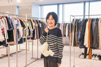 60代、「GU」の春アイテムであか抜ける。全身1万960円、ラクなのに上品高見え