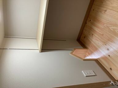 ネコトイレ側からみたネコトンネル