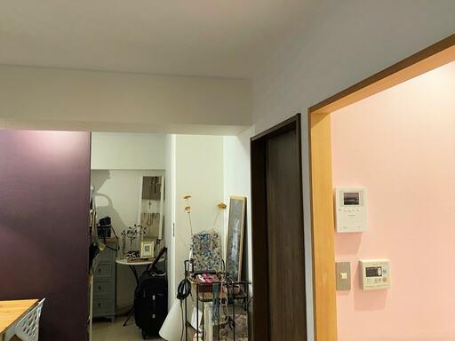 DIYでペイントした自宅の壁