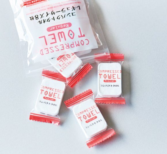 圧縮タオル