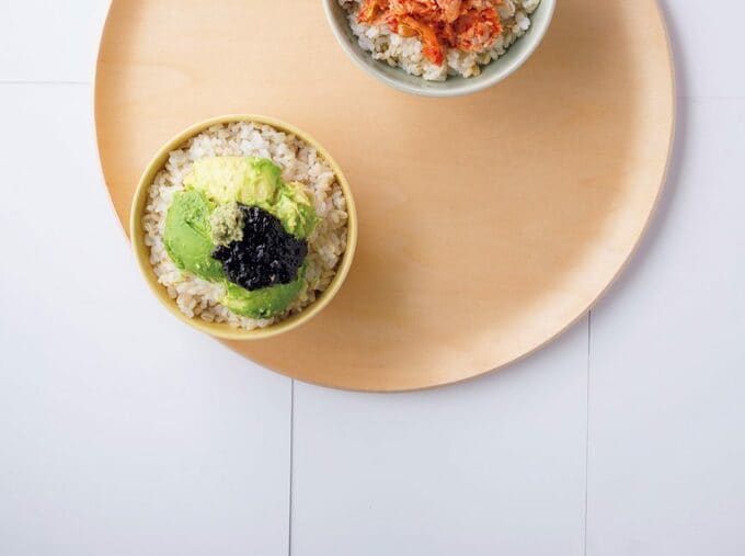 アボカドのりワサビ丼