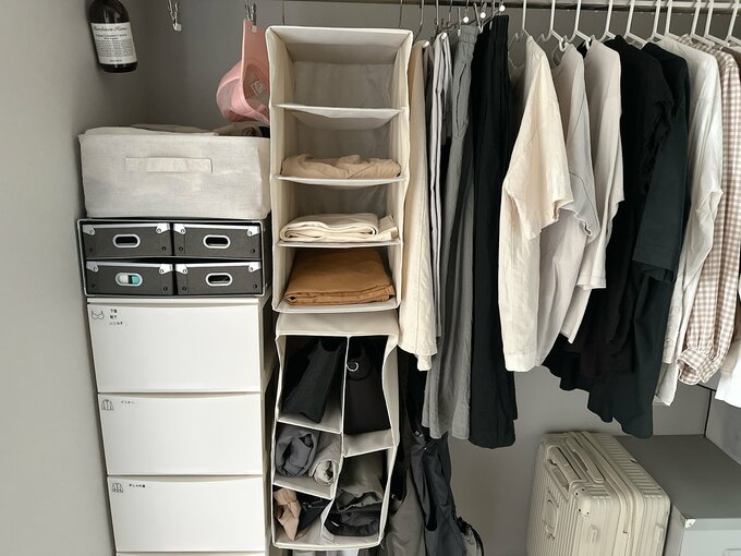 クローゼット　ハンギングラック