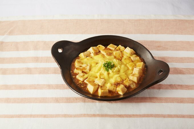 チーズのせ麻婆