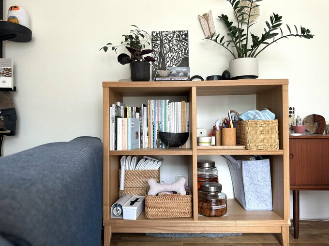 リビングの収納棚