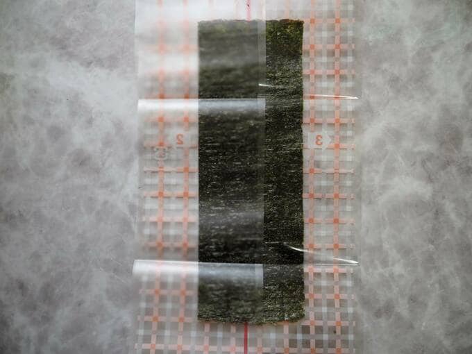 フィルムにのり